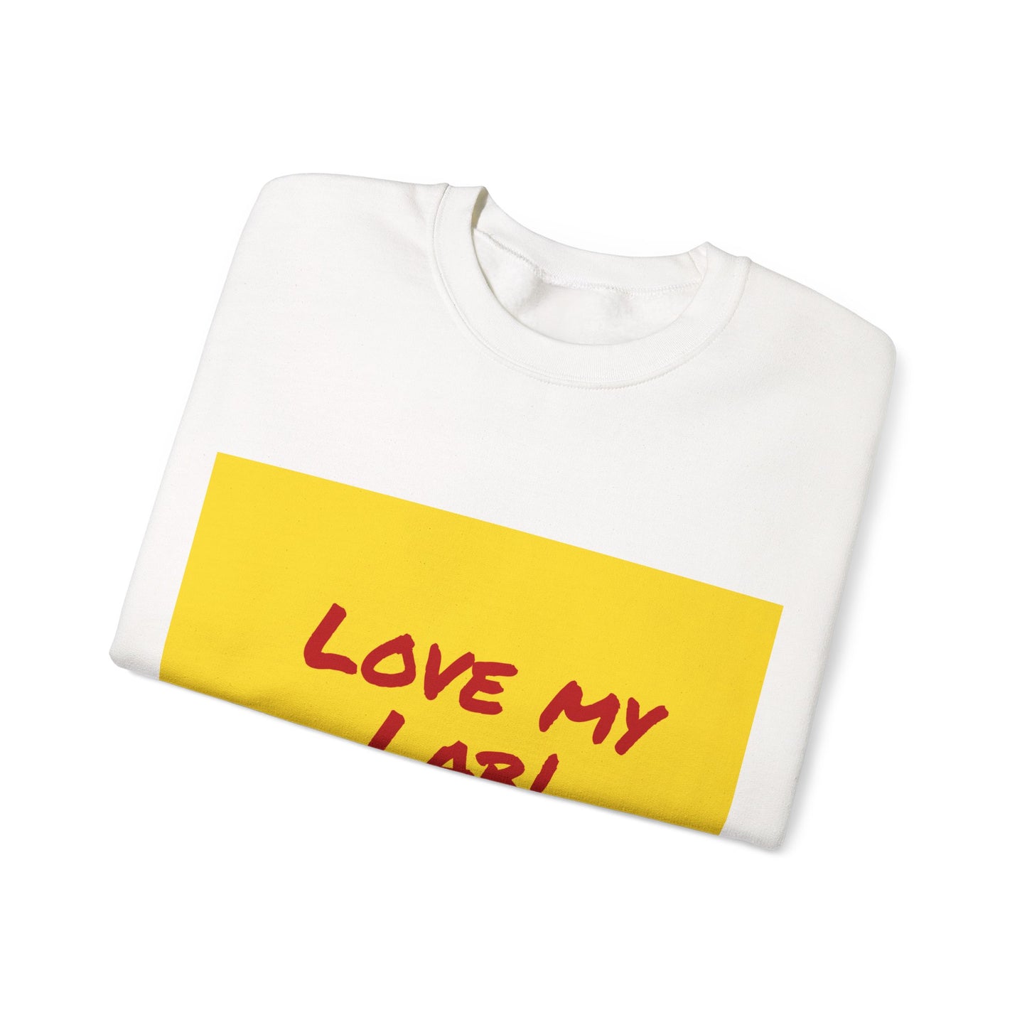 Love My Lab Unisex Crewneck Sweatshirt