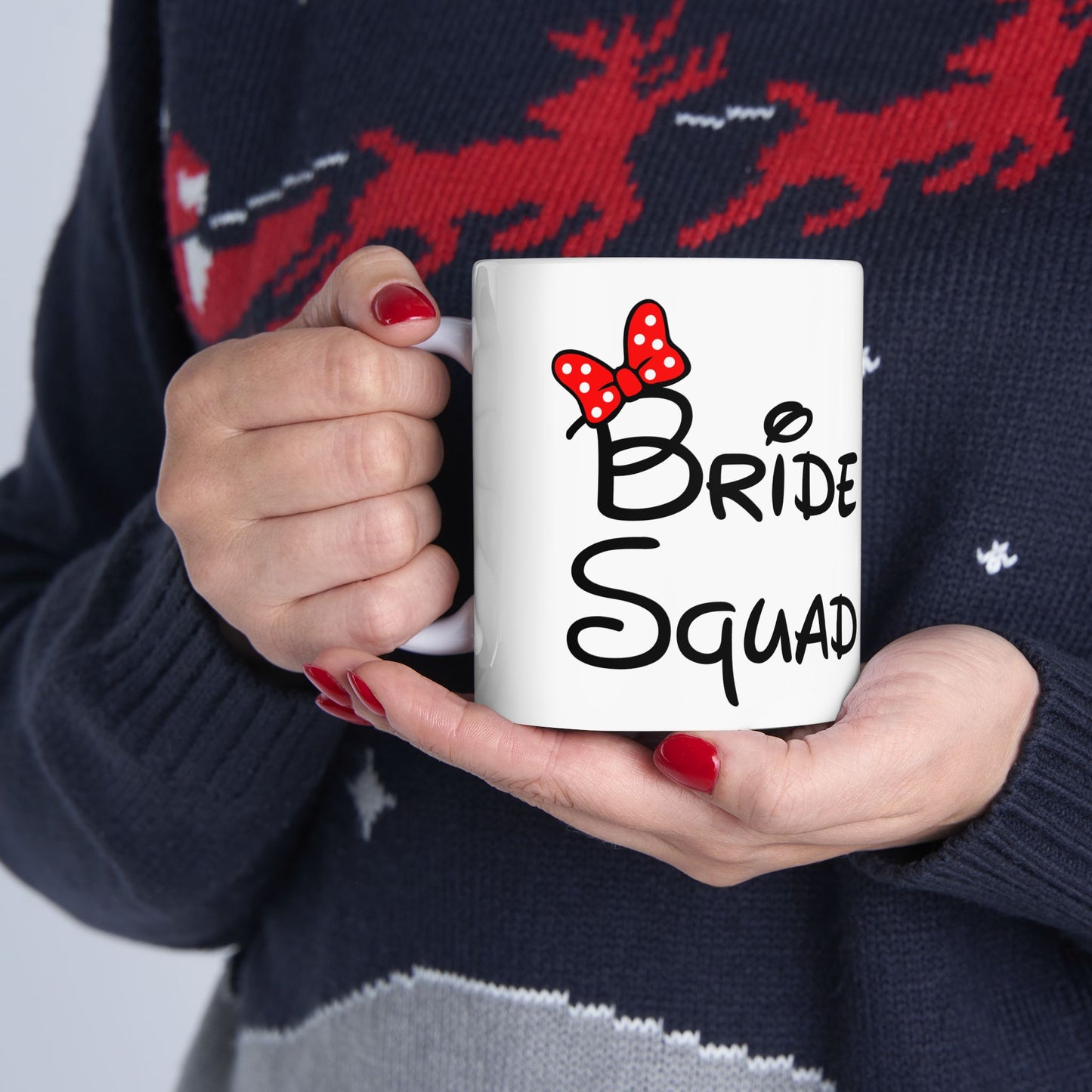Bride Squad Mug, Personalized Bridal Party Gift, 11oz
