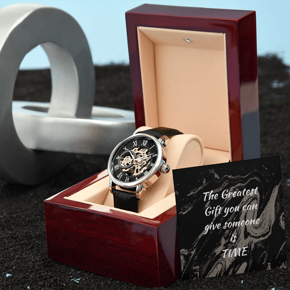 The Men's Openwork Watch , The Greatest Gift you can give someone is TIME