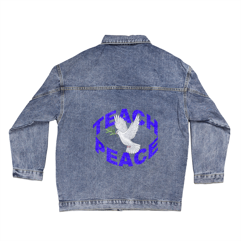 Peace Message Denim