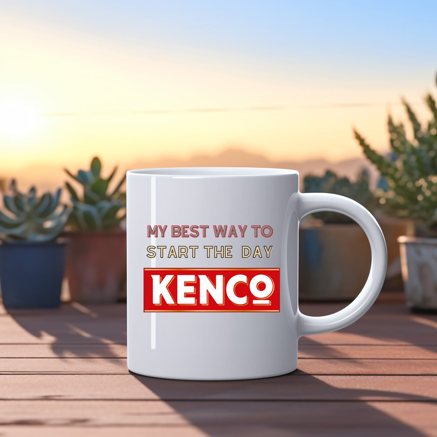 My Best Way to start the Day Kenco Coffee Mug