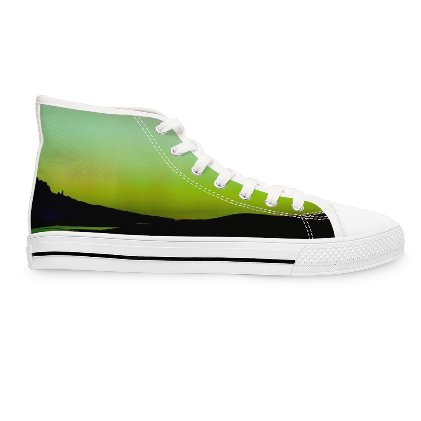 Northern Lights - Women's High Top Sneakers