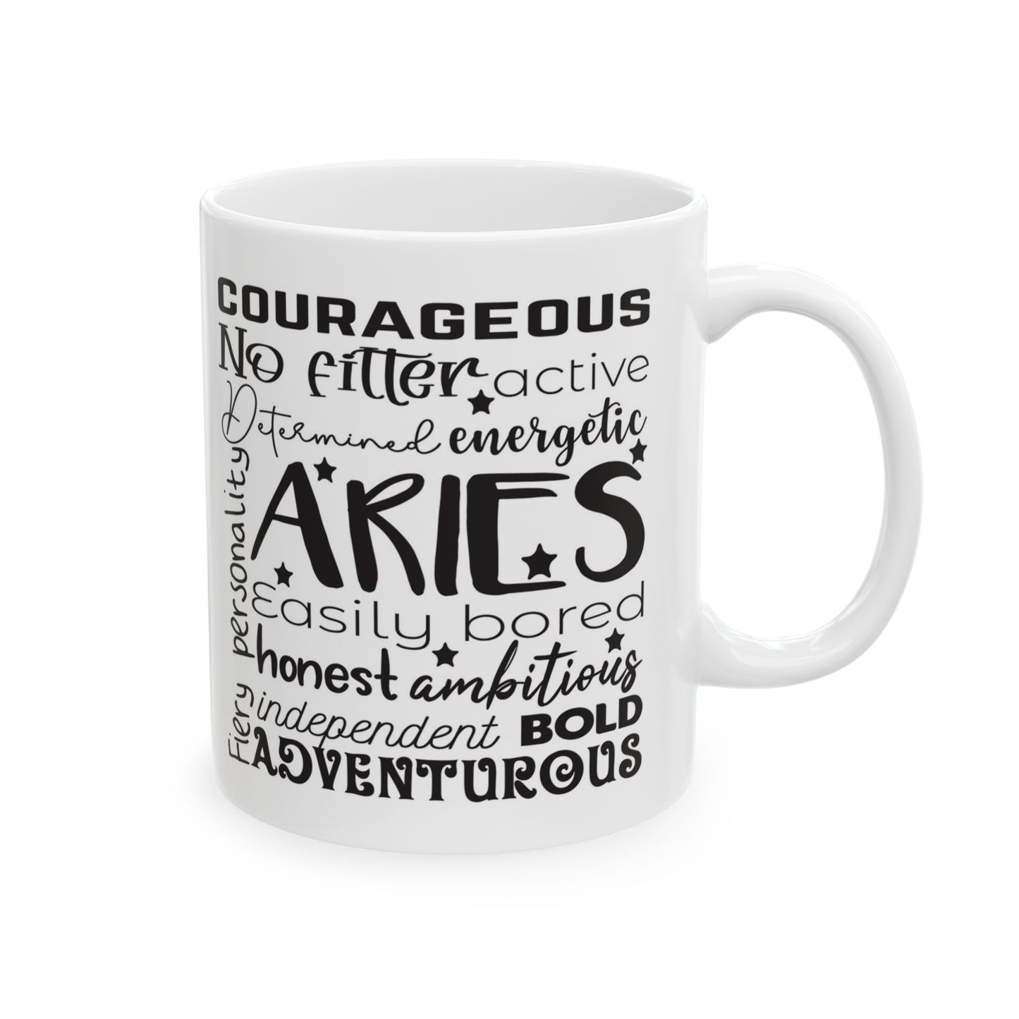 Aries  Zodiac Ceramic Mug, 11oz,