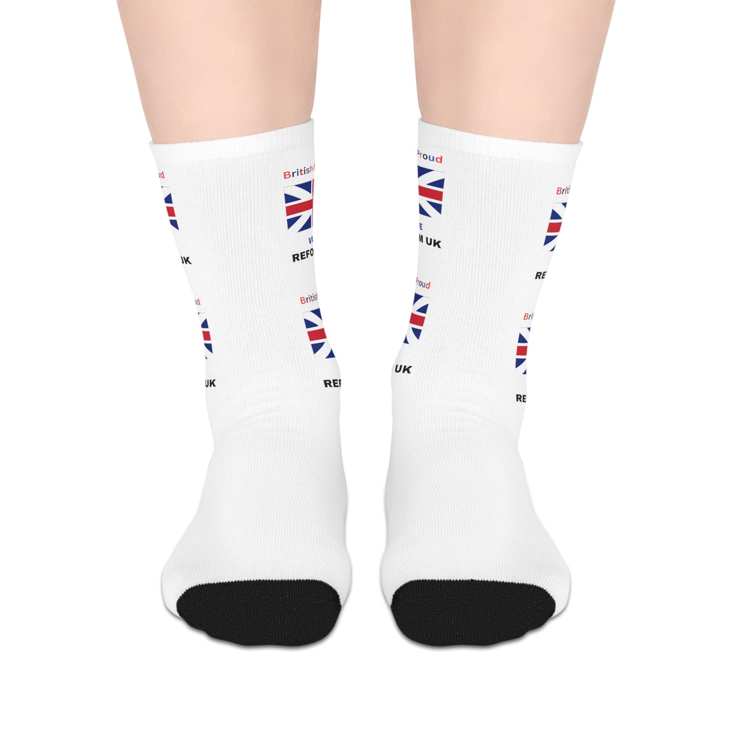 British and Proud Vote Reform UK - Mid-length Socks