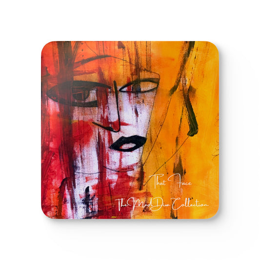 That Face from The Mad Diva Collection -Corkwood Coaster Set