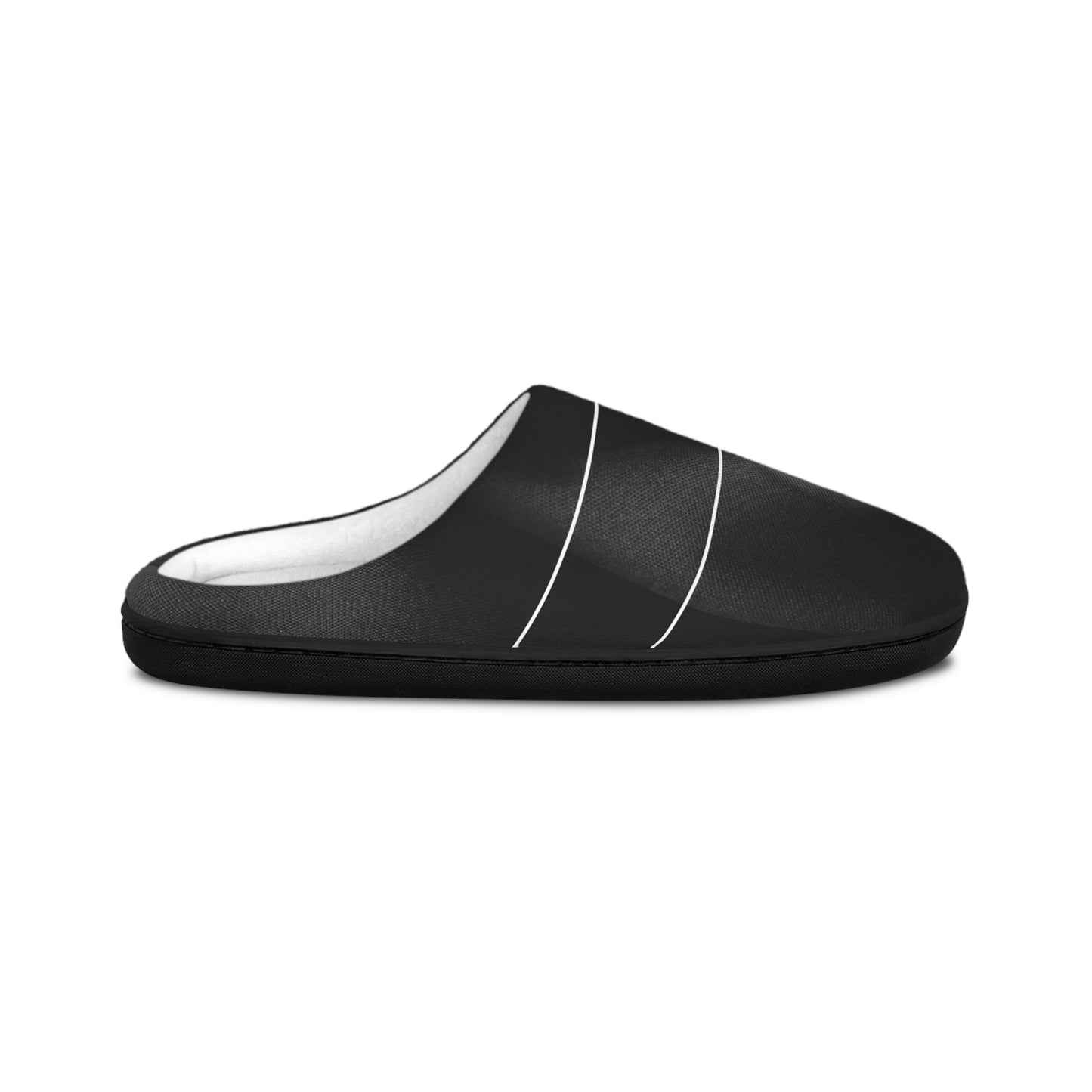 Black Fabric Design - Women's Indoor Slippers