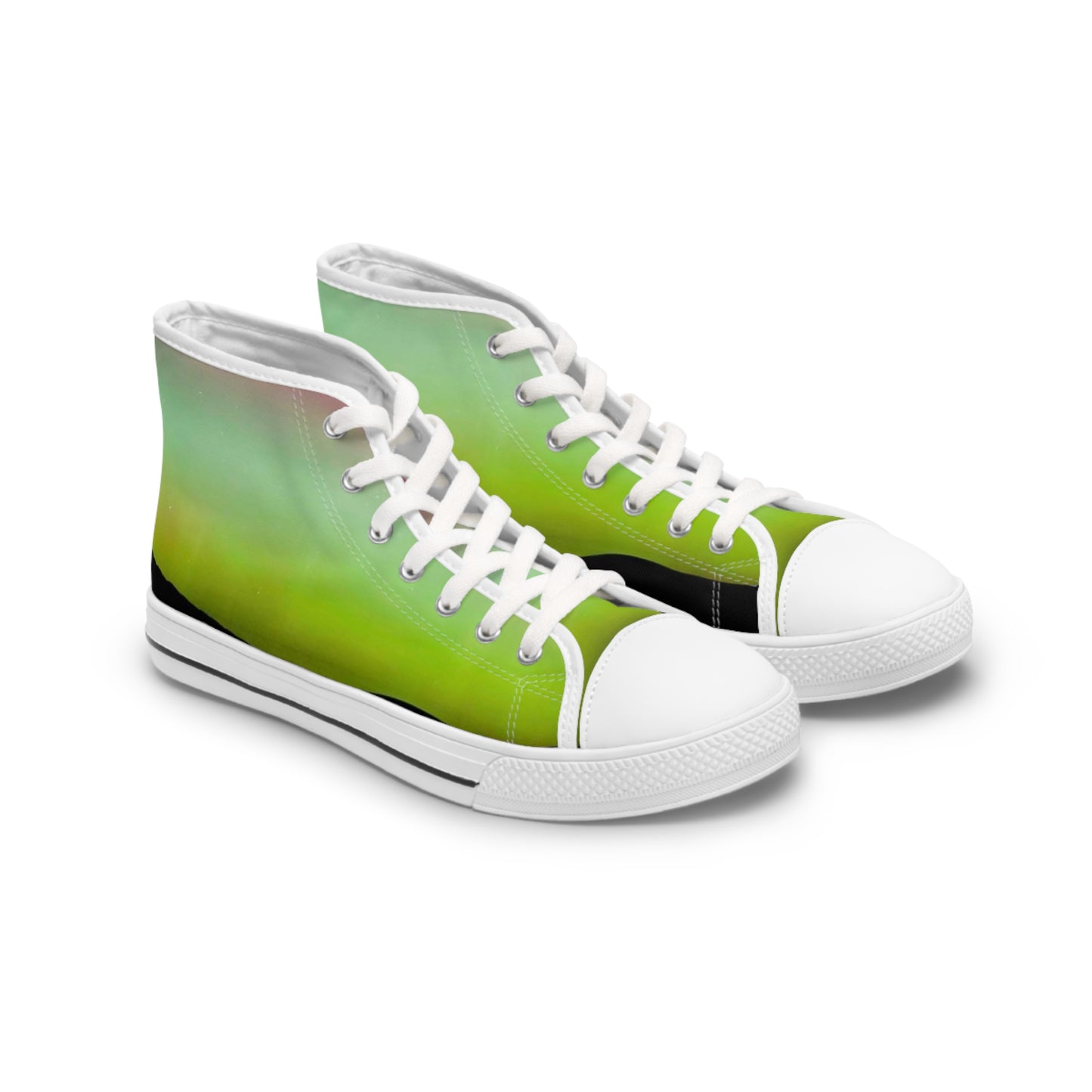 Northern Lights - Women's High Top Sneakers