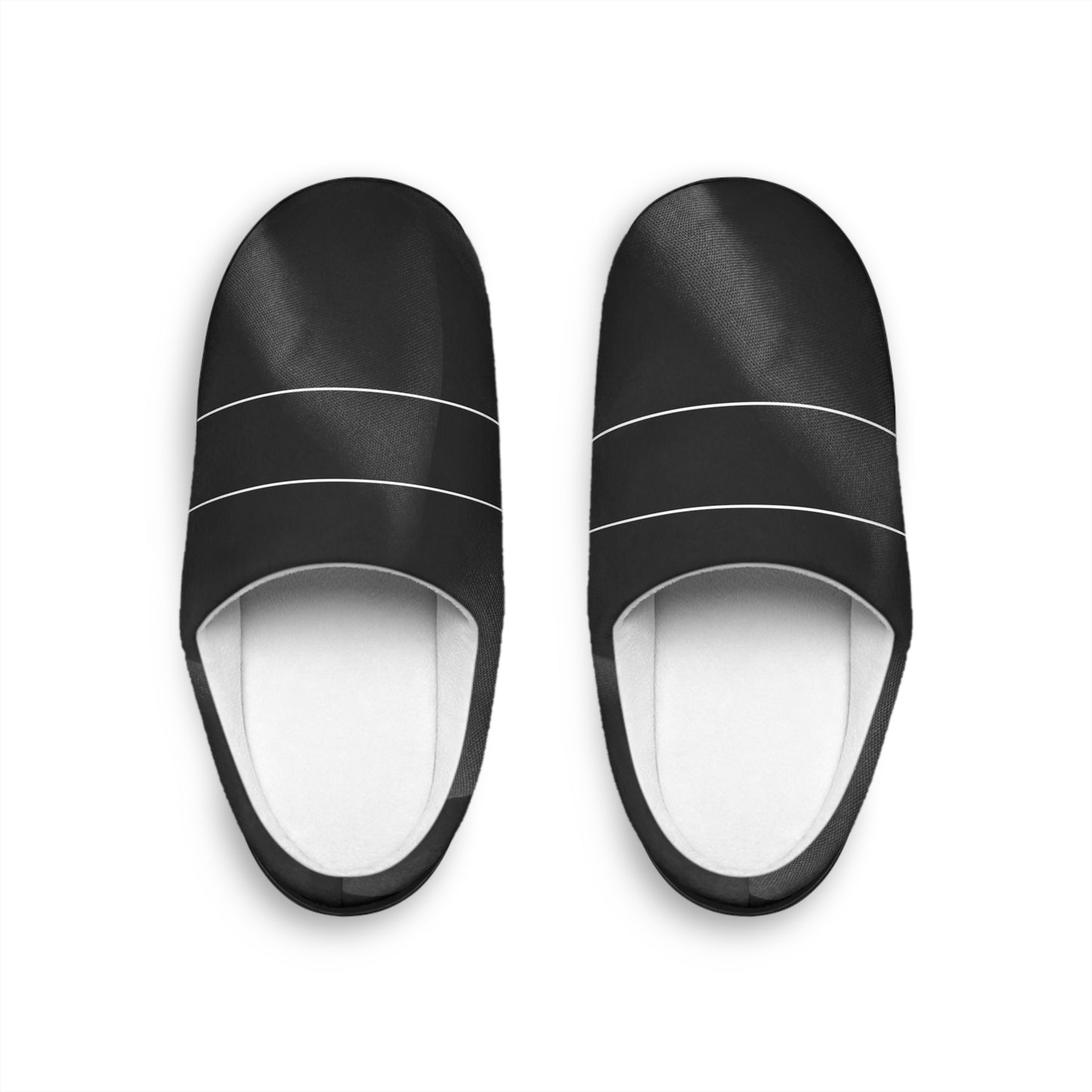 Black Fabric Design - Women's Indoor Slippers