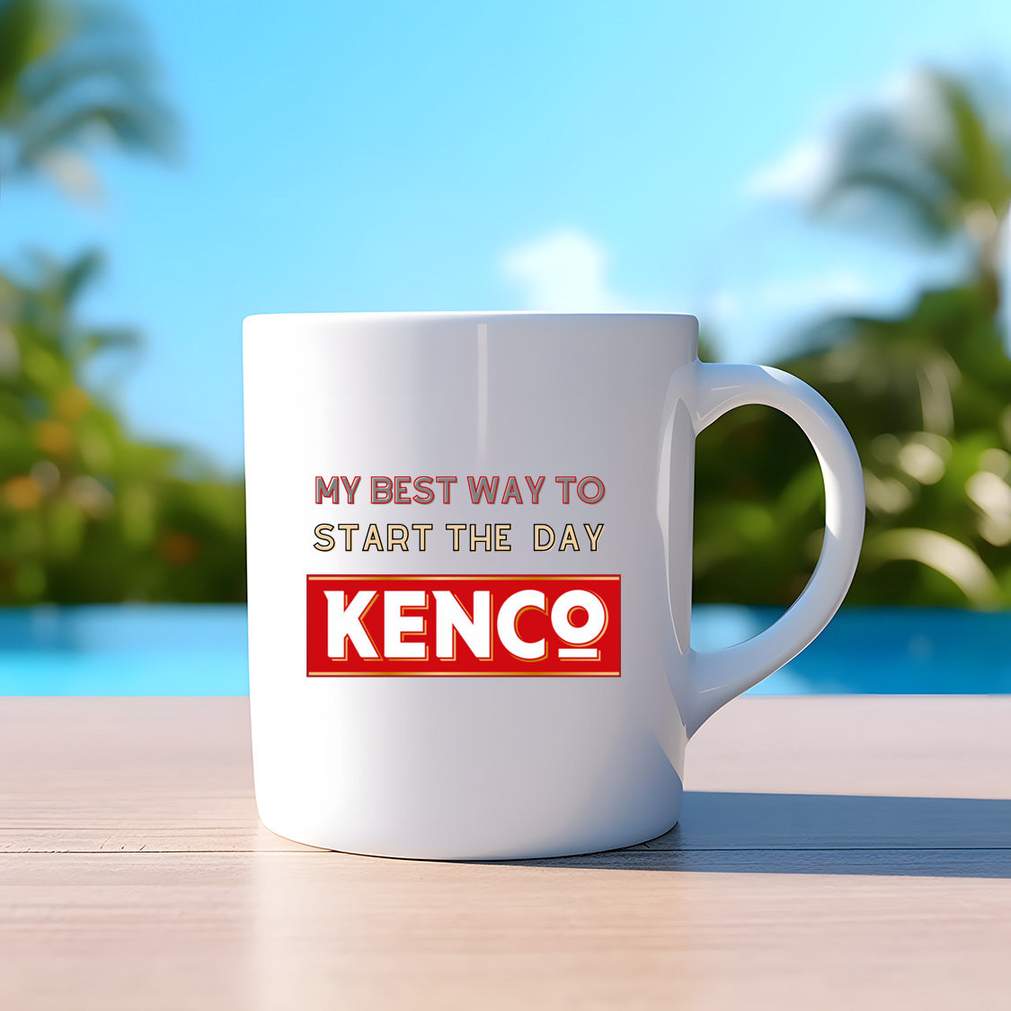 My Best Way to start the Day Kenco Coffee Mug