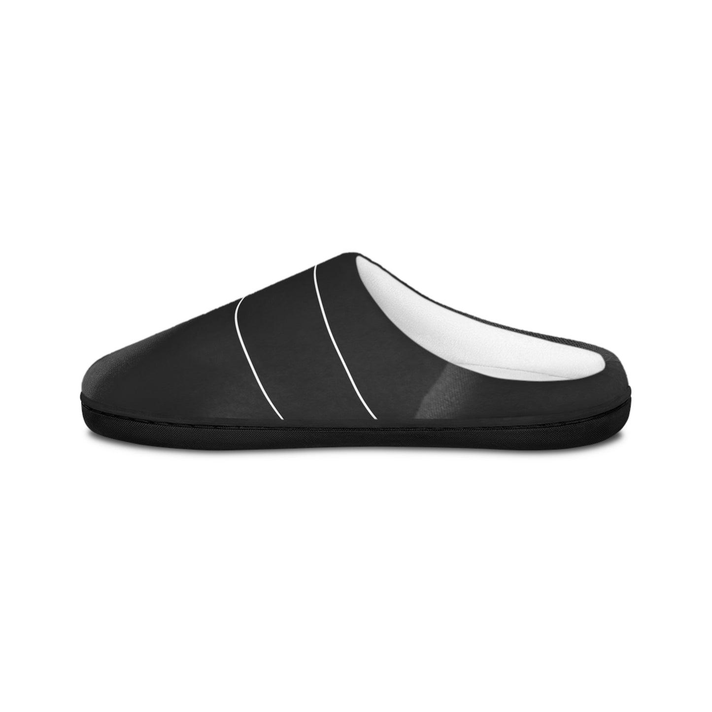 Black Fabric Design - Women's Indoor Slippers