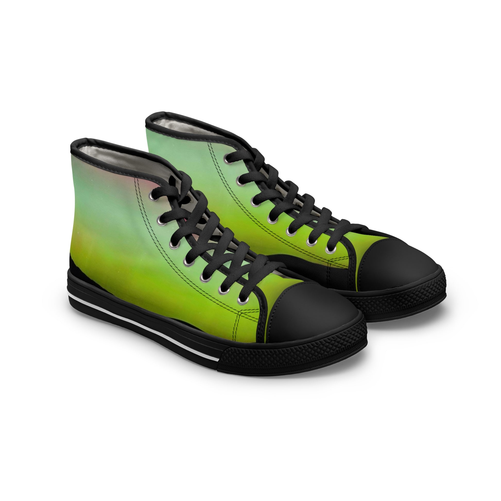 Northern Lights - Women's High Top Sneakers