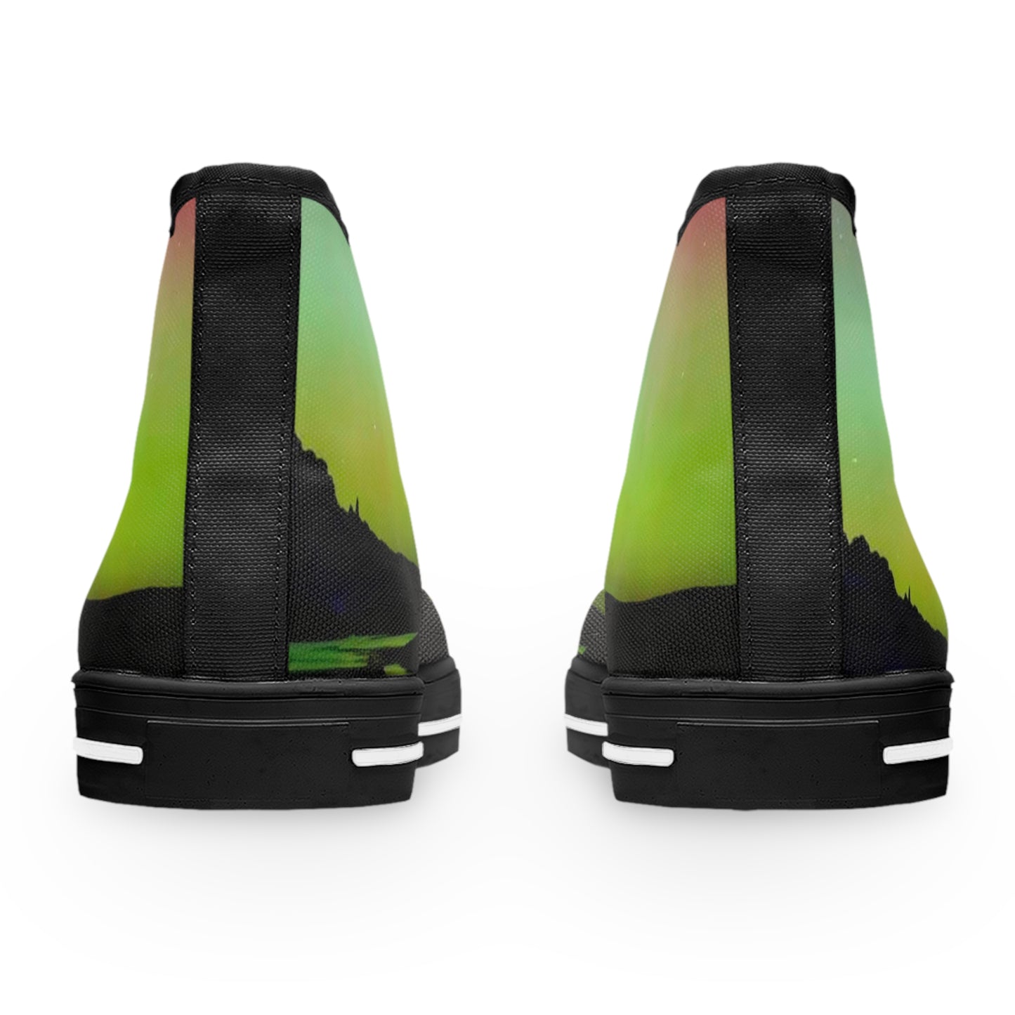 Northern Lights - Women's High Top Sneakers