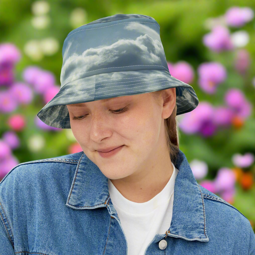 Clouds Design Bucket Hat Unisex