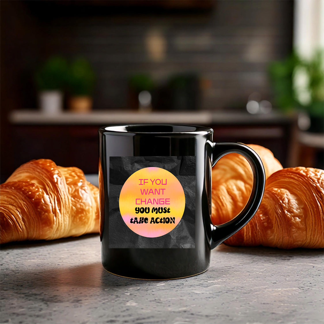 If you want change you must take action Mug