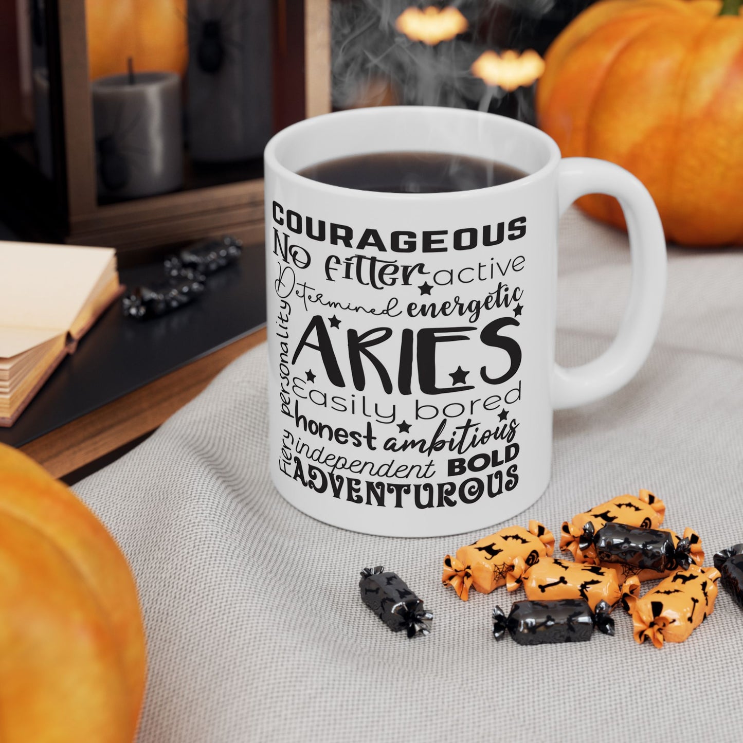 Aries  Zodiac Ceramic Mug, 11oz,