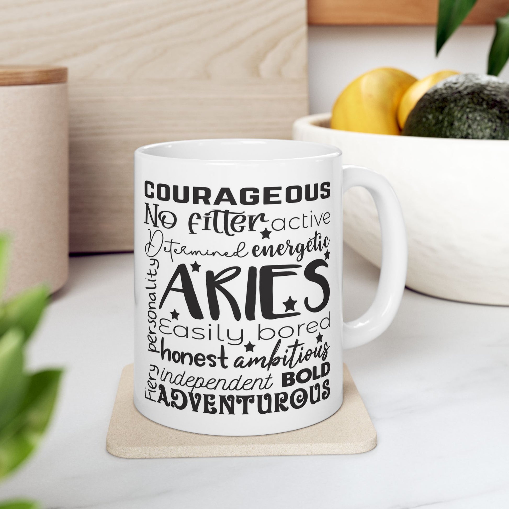 Aries  Zodiac Ceramic Mug, 11oz,