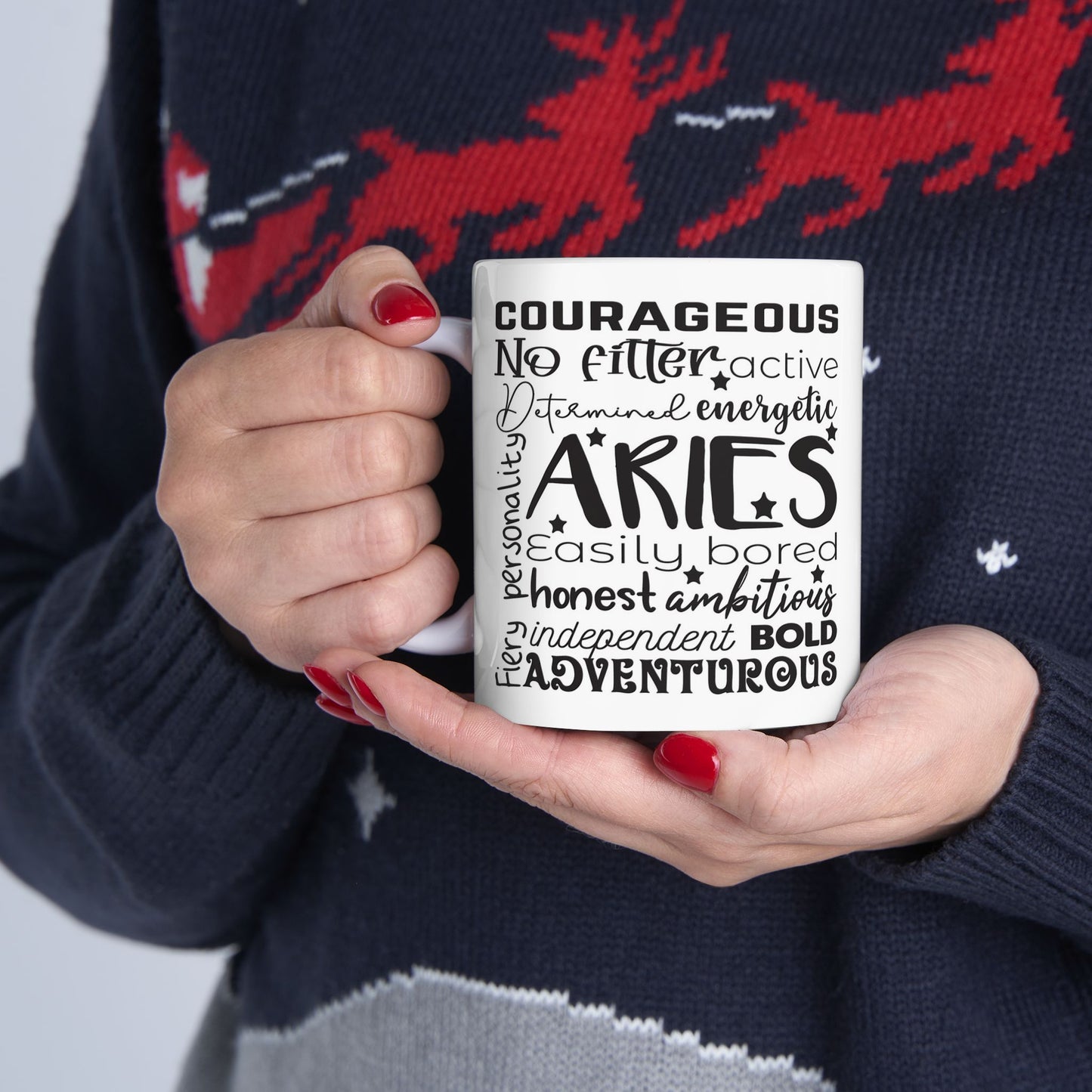 Aries  Zodiac Ceramic Mug, 11oz,