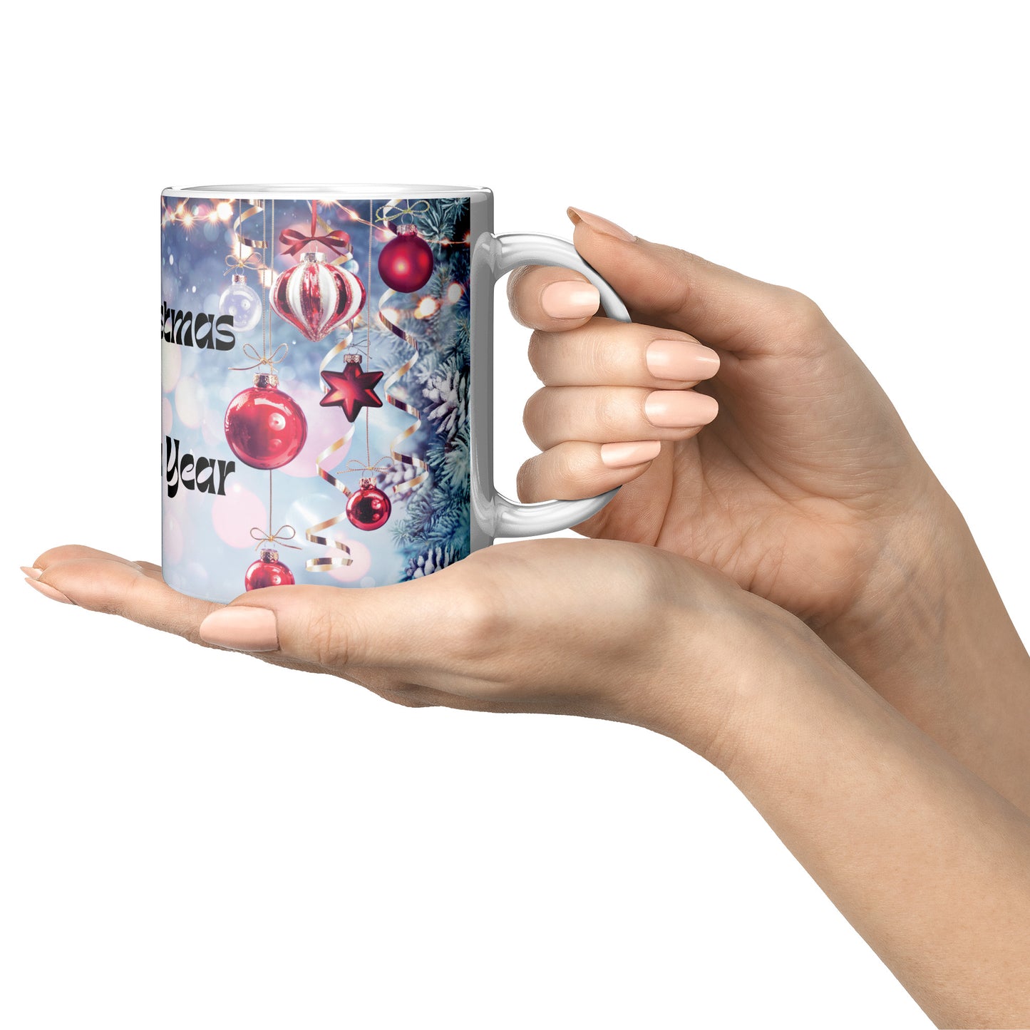 Christmas Ceramic Mug, Xmas Gift for Him or Her, 11oz, 15oz, Festive Holiday Coffee Cup, Seasonal Tea Mug, Good Gift Idea
