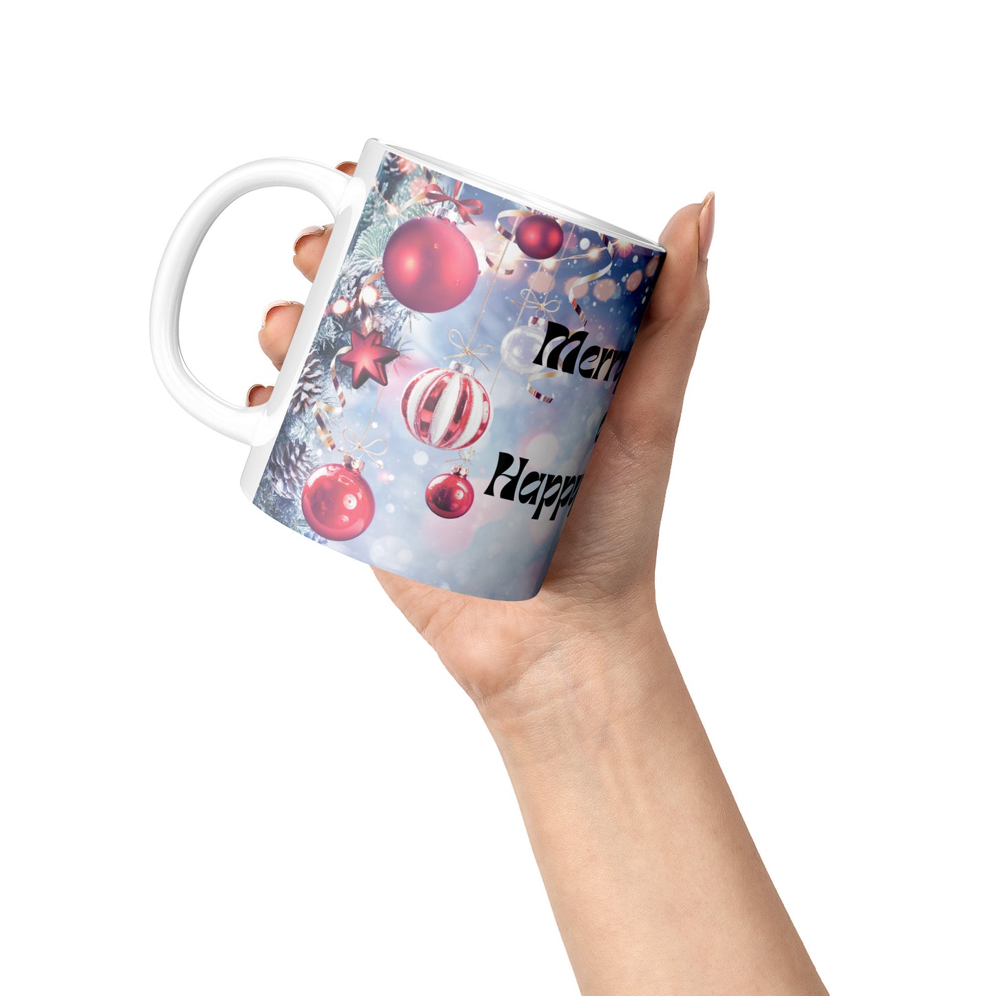 Christmas Ceramic Mug, Xmas Gift for Him or Her, 11oz, 15oz, Festive Holiday Coffee Cup, Seasonal Tea Mug, Good Gift Idea