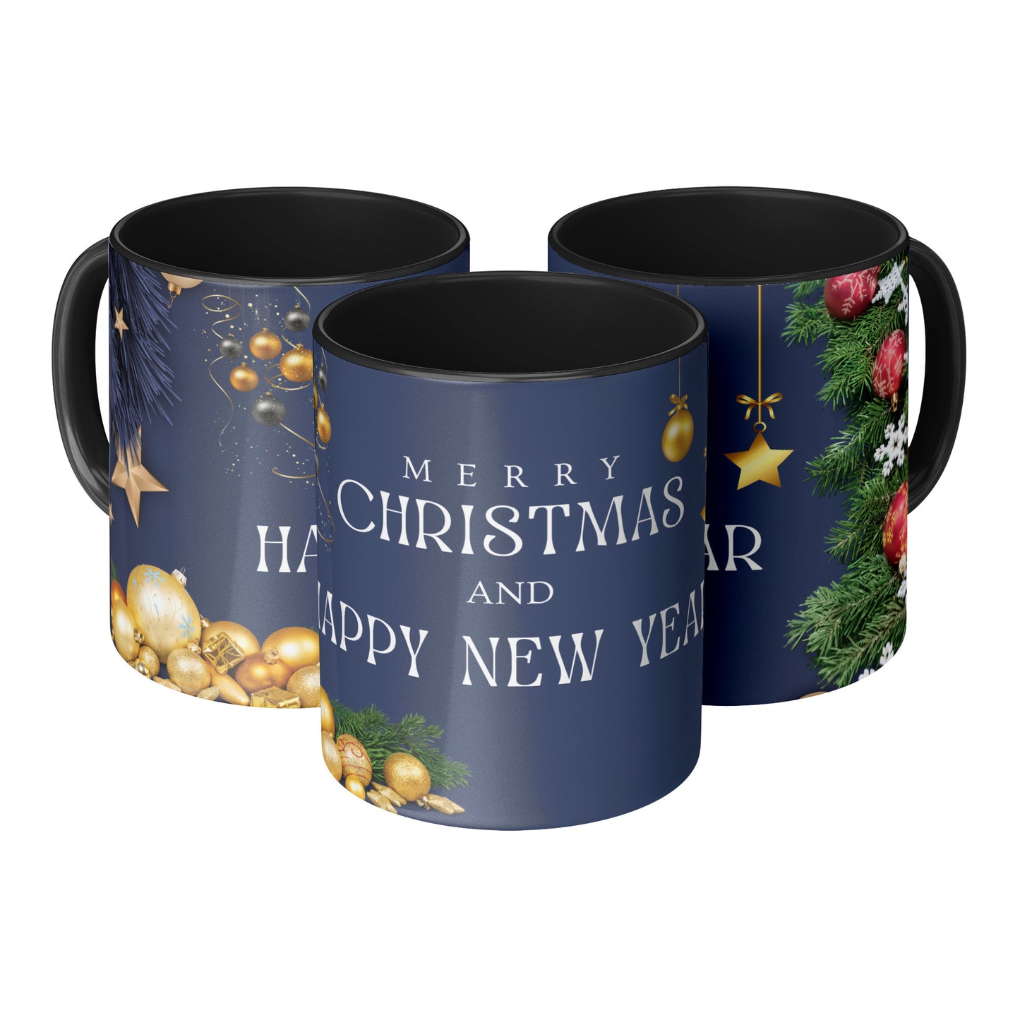 Merry Christmas and Happy New Year Mug