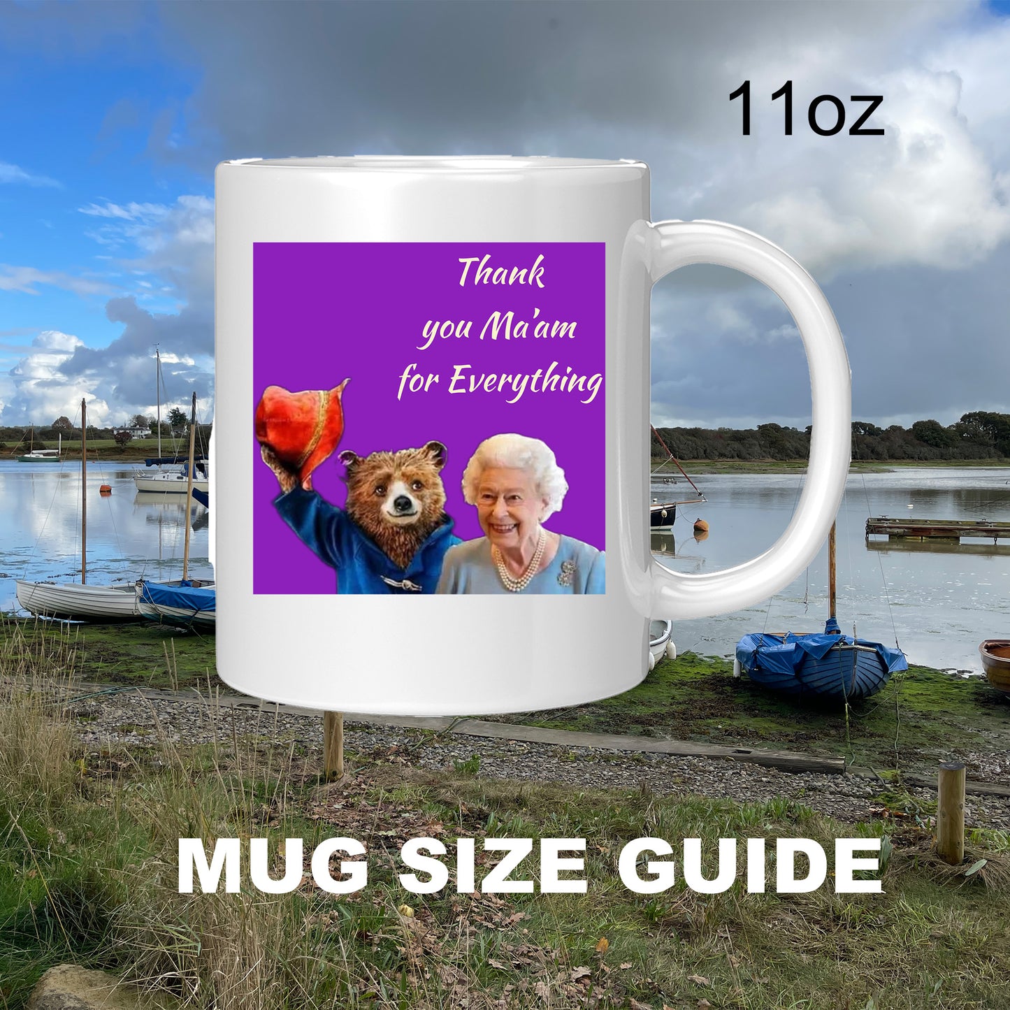 Paddington and Queen Elizabeth II Mug