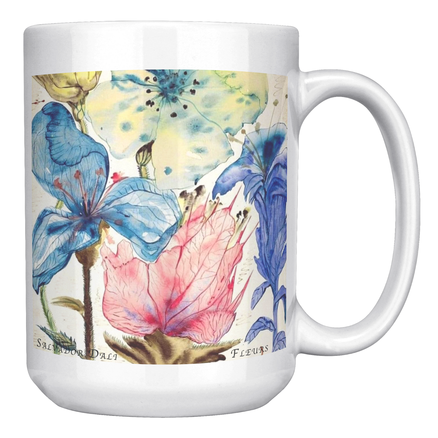 Salvador Dali - Fleurs  Mug