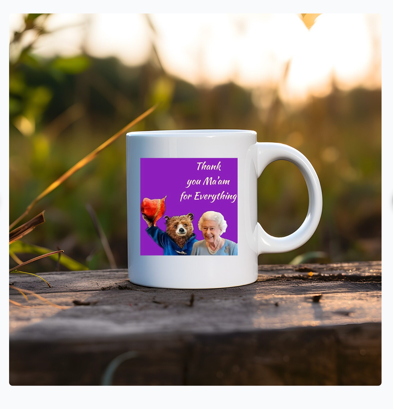 Paddington and Queen Elizabeth II Mug