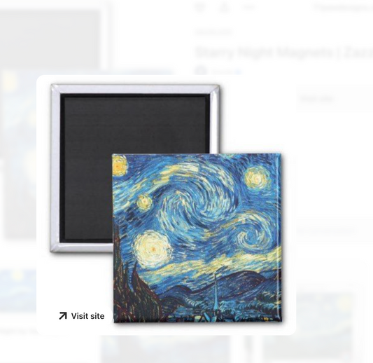 Vincent van Gogh Starry Nights Magnets