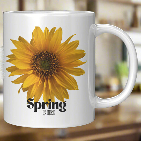 Spring is here, Sunflower Mug