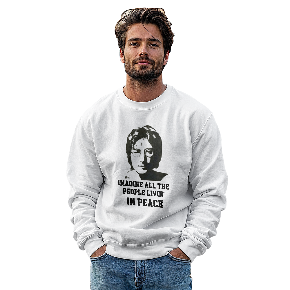 Imagine all the the People Livin in Peace Sweatshirt