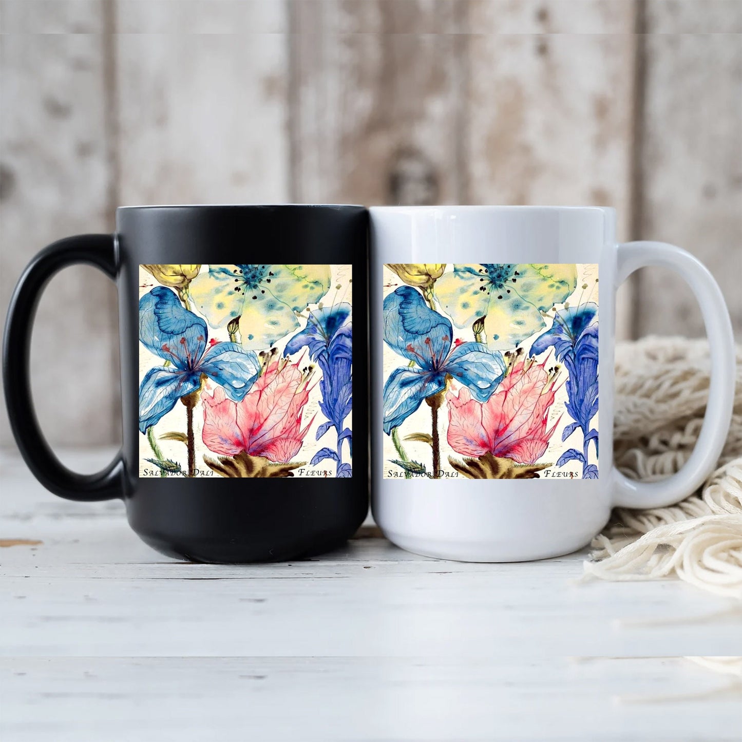 Salvador Dali - Fleurs  Mug