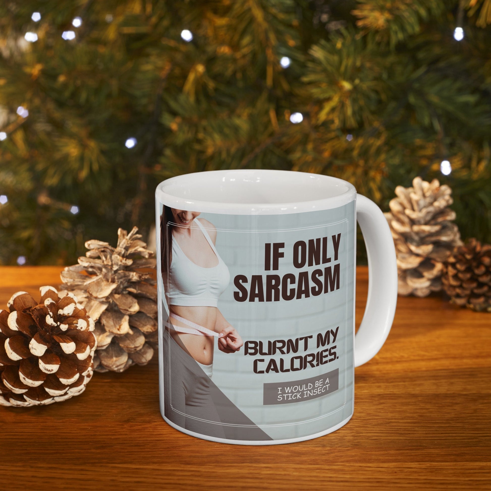 If only Sarcasm burnt my calories ? Mug