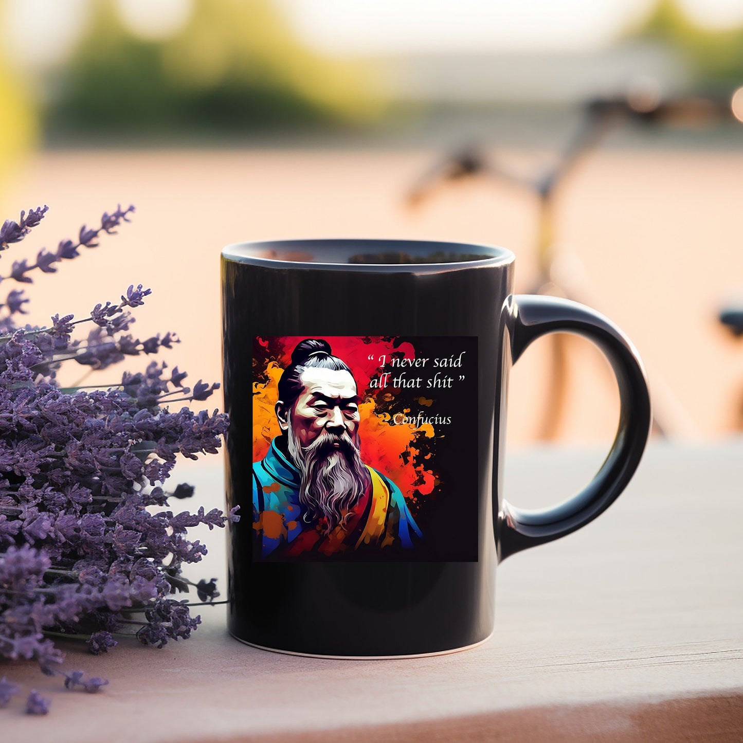 I never said all that shit -Confucius Mug