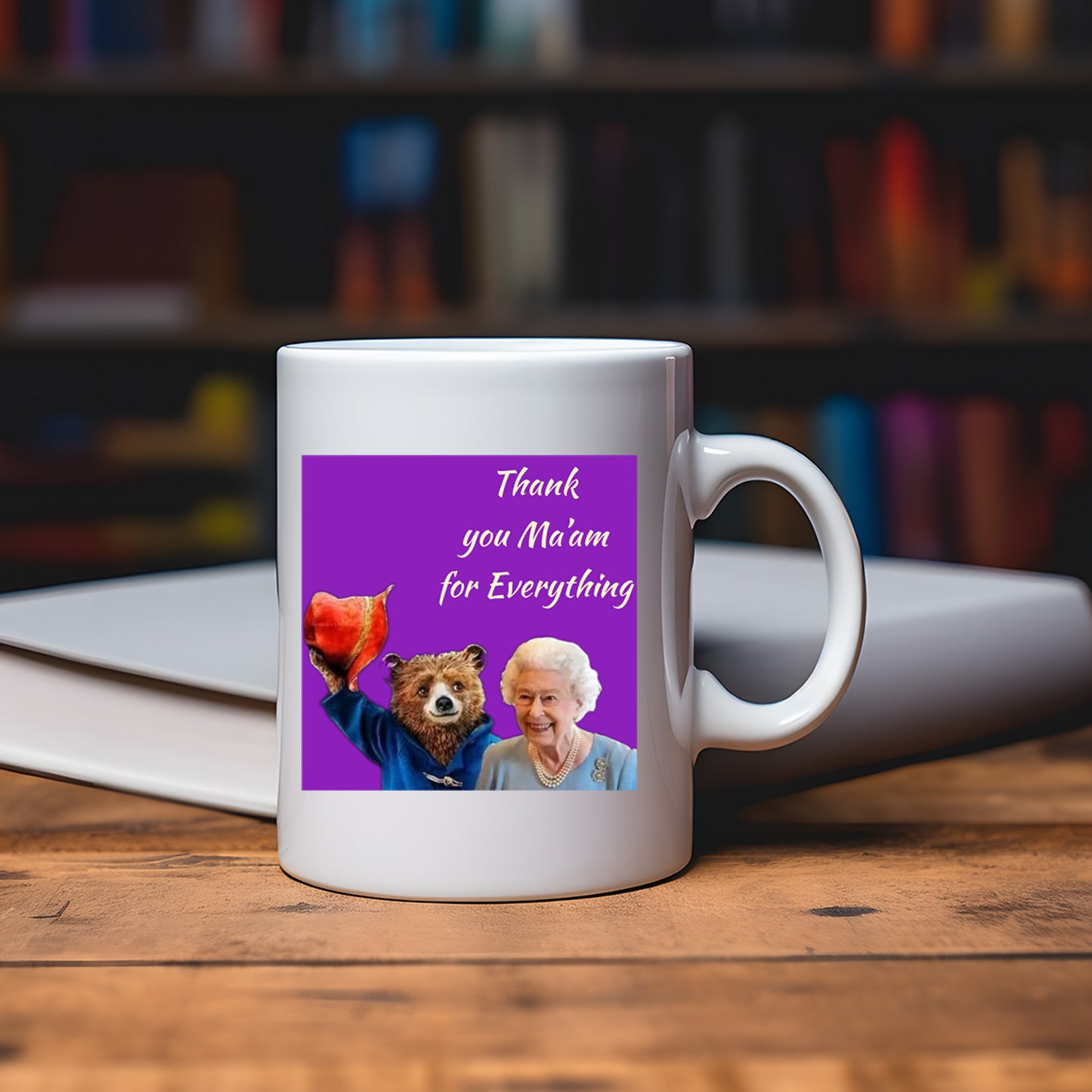 Paddington and Queen Elizabeth II Mug