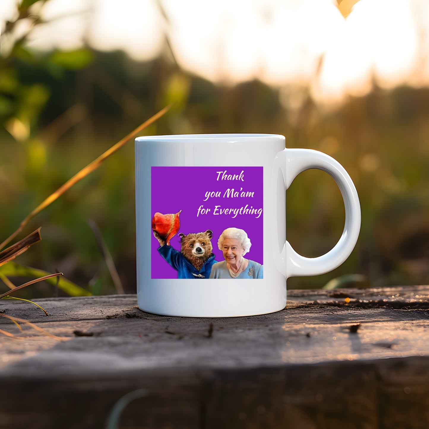 Paddington and Queen Elizabeth II Mug